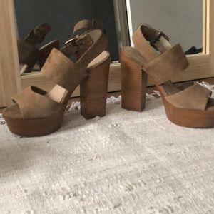 Aldo block heel sandals
